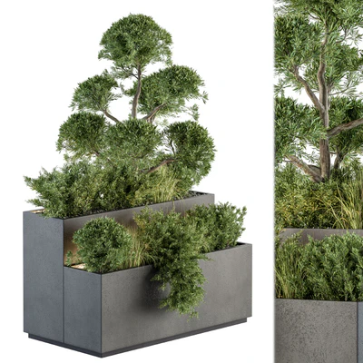 Outdoor Plant Set 214 - Plant Box — Вид 2