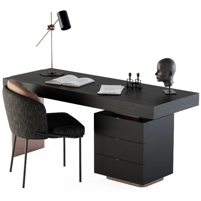 Minotti carson writing table — Descargar