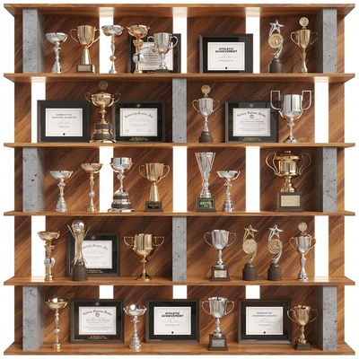 Rack with awards — Ver 1