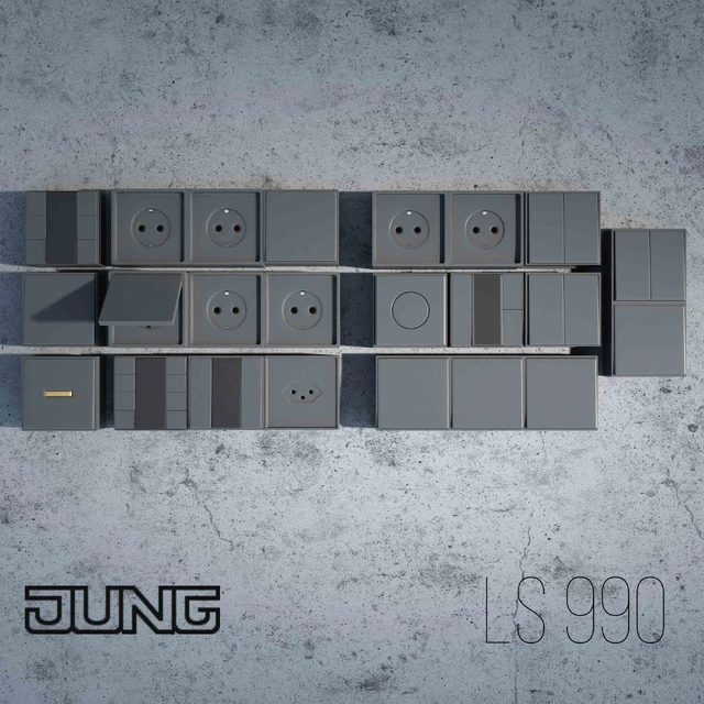 Jung LS 990  розетки — Скачать