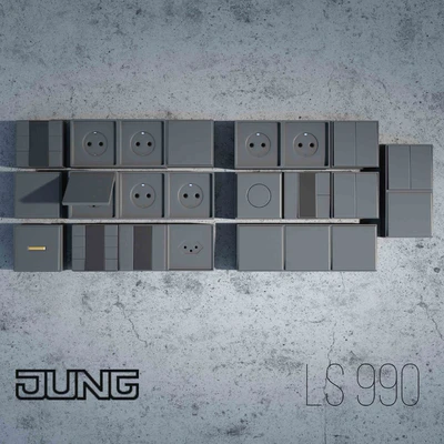Jung LS 990  розетки — Вид 1