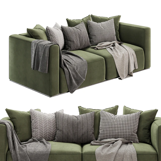 shangai 3 seater sofa by poliform — Скачать