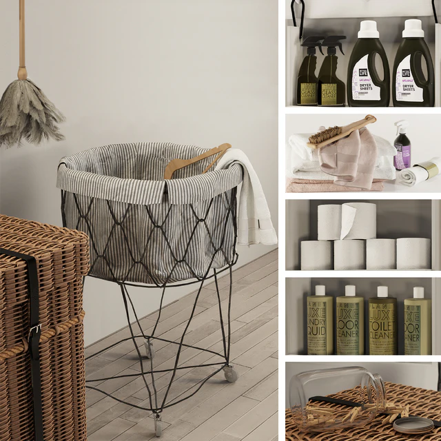 Laundry decorative Set 01 — Descargar