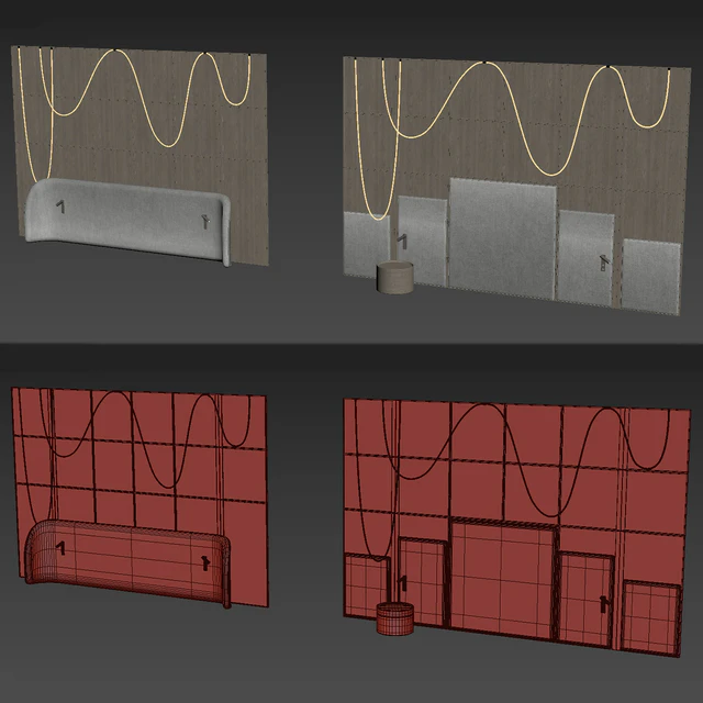 Headboard 3d Wall Panel 21 — Скачать