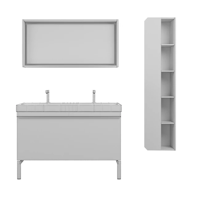 Furniture set Geberit Citterio 118 Light / Dark Oak — Descargar