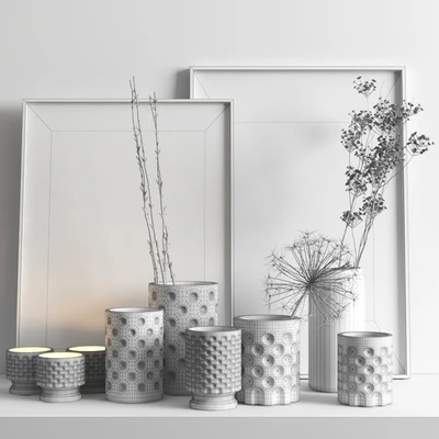 set327 -dry plants in glasses — Ver 3
