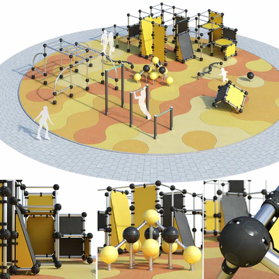 Playground. Children's park complex. — Ver 1