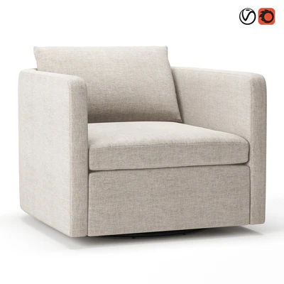 Bacall Curved Swivel Chair — Ver 1