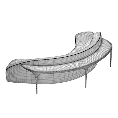 Sculpted Sofa Table 9011 — Ver 4