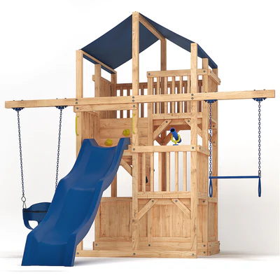 Quad Space Saver Swing Set — Ver 2