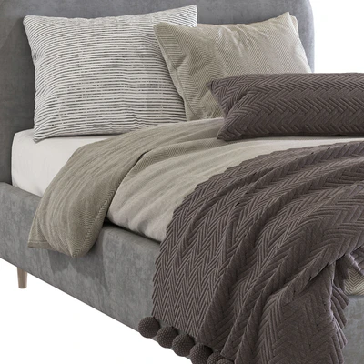 Contemporary bed 209 — Ver 4