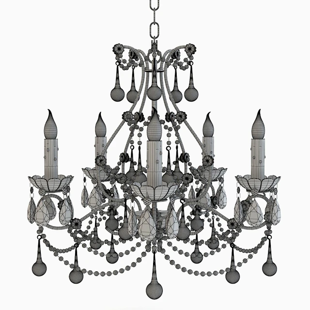 Currey & Company Paramour Chandelier Lighting — Descargar