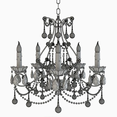 Currey & Company Paramour Chandelier Lighting — Ver 2
