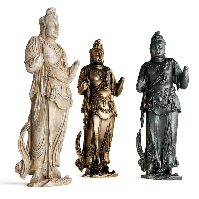 Standing Buddha bodhisattva sculpture — Descargar