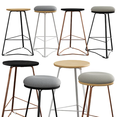 TRI650 Soft Top Stool by Hunt Furniture — Ver 1