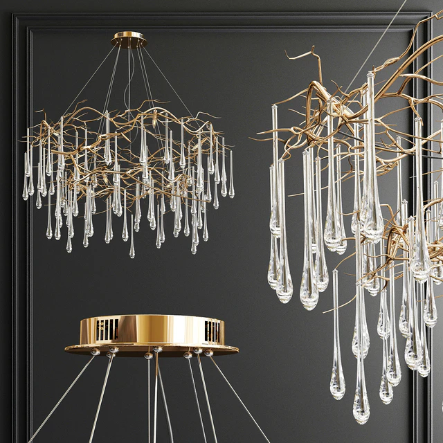 John Richard Chandelier - 3 type — Скачать