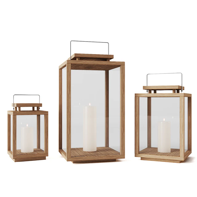 Rh Treviso Teak Lantern — Скачать