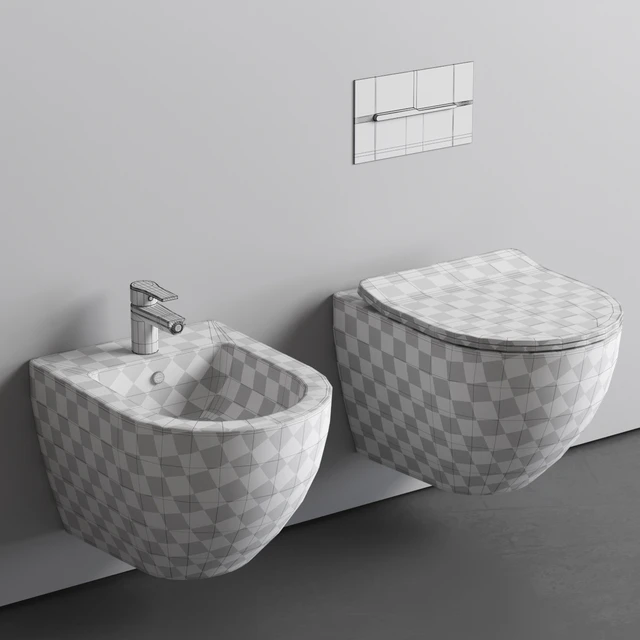 Bidet/Toilet bowl Ceramica Nova Metropol — Descargar