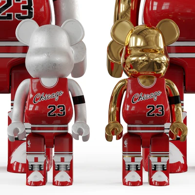 Bearbrick / basketball 23 Chicago Bulls — Ver 5