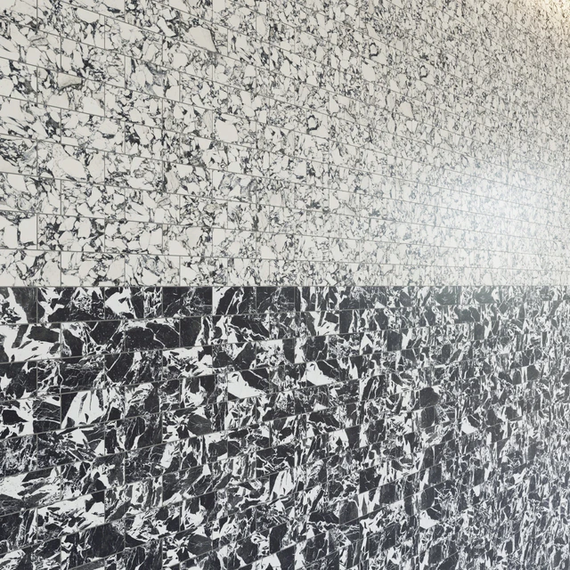 Architectural Design Floor gres Pebble Fragment B & W MARBLE set 3 — Скачать