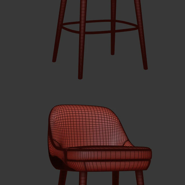 375 Walter Knoll Counter, Bar Stool — Descargar