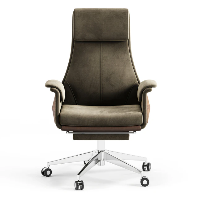 Back Adjustable Swivel Black Executive Chair — Descargar