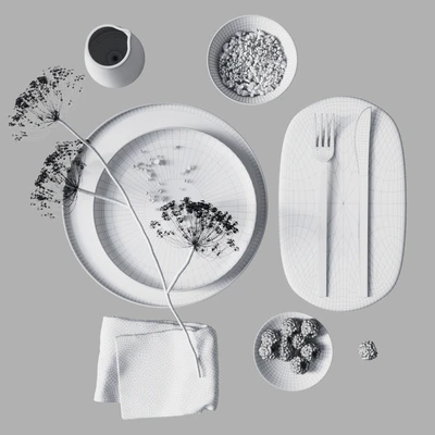 Black tableware — Ver 3