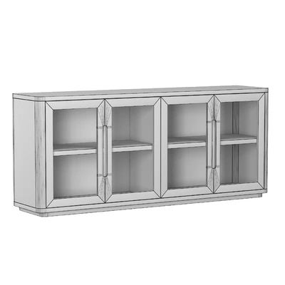 BRETON GLASS 4-DOOR SIDEBOARD — Ver 5
