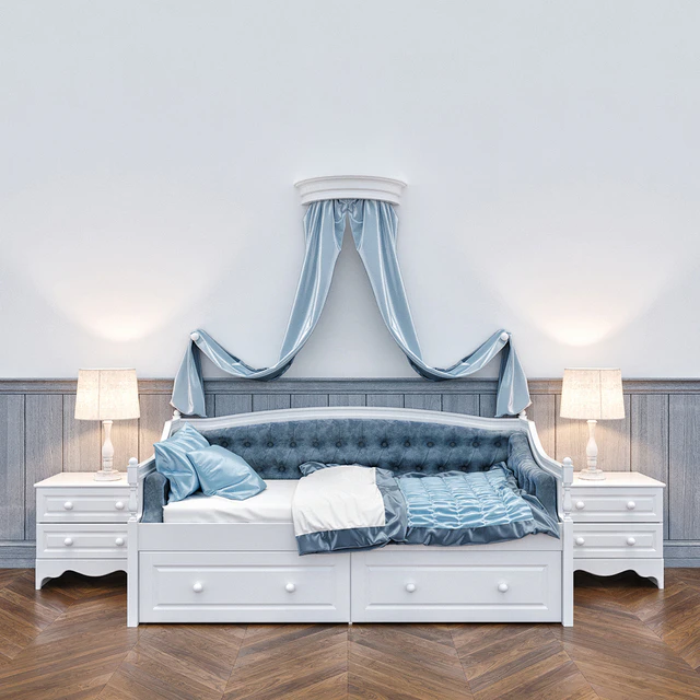 Children's bed with canopy — Descargar
