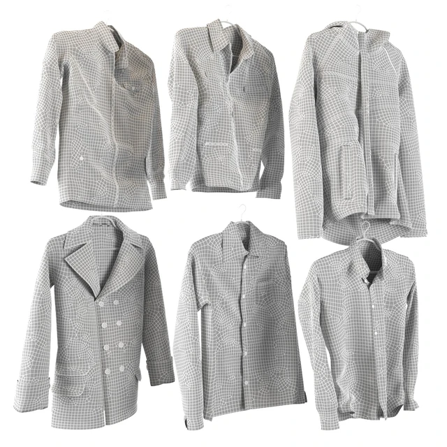 Men's clothing in the wardrobe — Descargar