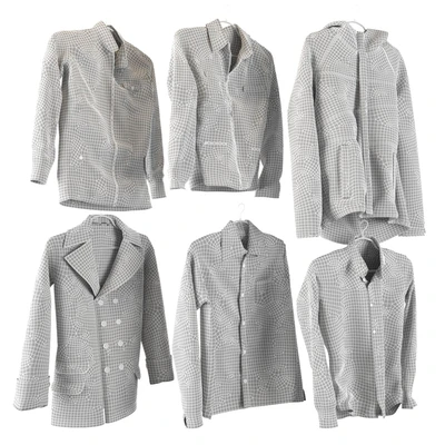 Men's clothing in the wardrobe — Ver 3