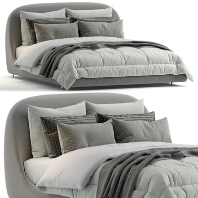 Flou Taormina double bed — Ver 1