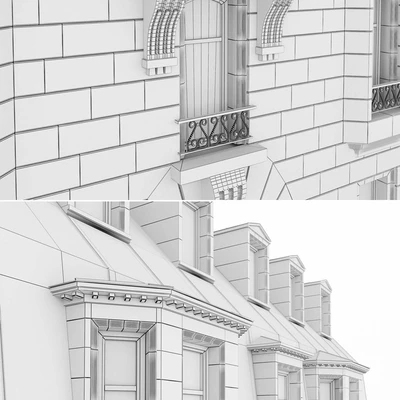 Facade French building — Ver 2