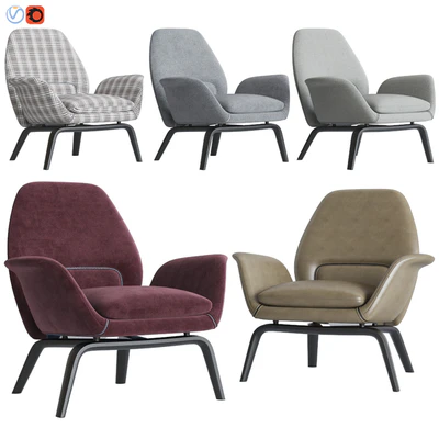 Gilliam Armchair Minotti — Вид 1