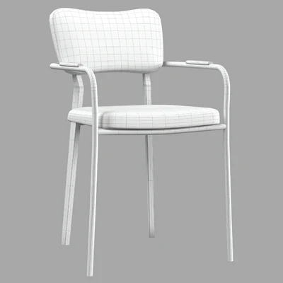 Klee Gray Bouclé Dining Chair — Ver 2
