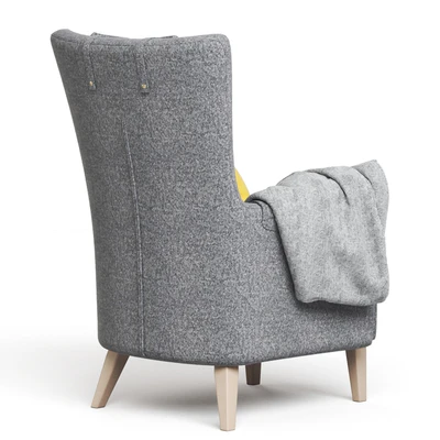 Dark Gray Armchair OMTANKSAM IKEA — View 2