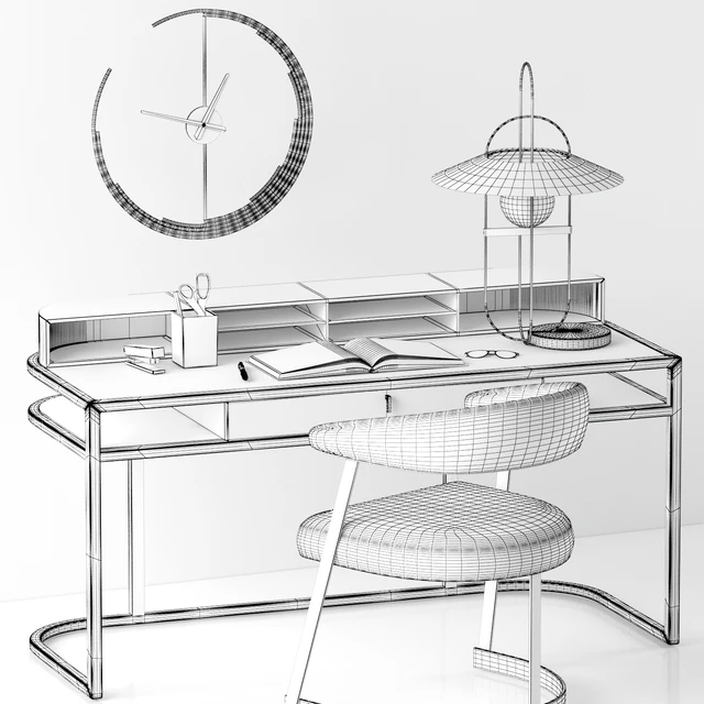 Eichholtz Highland Desk  and Dexter Dining Eichholtz Chair — Скачать