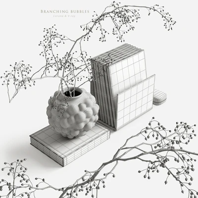 Branching bubbles — Вид 4