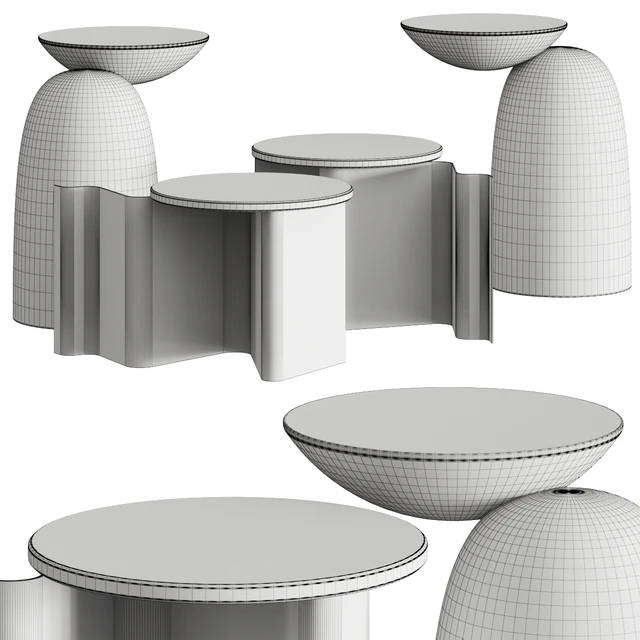 Secolo Pingu and Sketch Coffee & Side Tables — Descargar