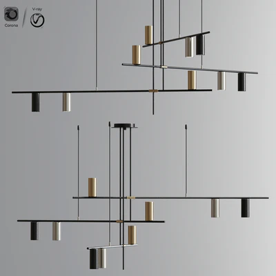 Modern Ceiling Pendant And Suspension Collection — Ver 3