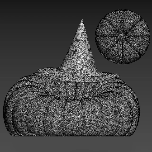Pumpkin chair and decorative pillows — Descargar