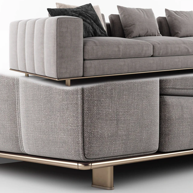 Minotti FREEMAN DUVET 3 seater sofa — Descargar