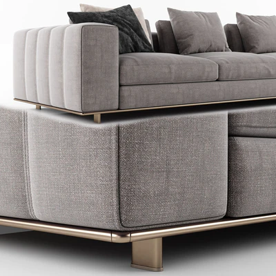 Minotti FREEMAN DUVET 3 seater sofa — Ver 4