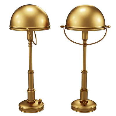 CARTHAGE MINI LAMP IN NATURAL BRASS RL — Ver 1