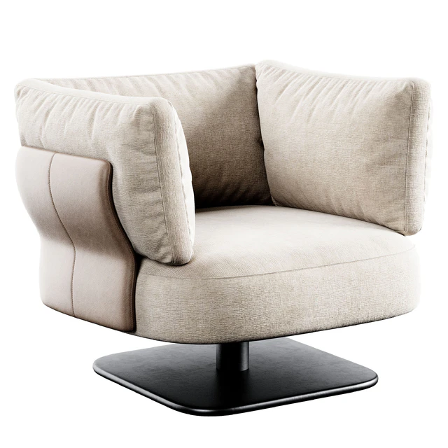 Saki Armchair By Minotti — Скачать