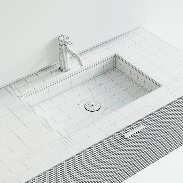 Inbani Grate 03 Vanity Unit Set 3 — Скачать