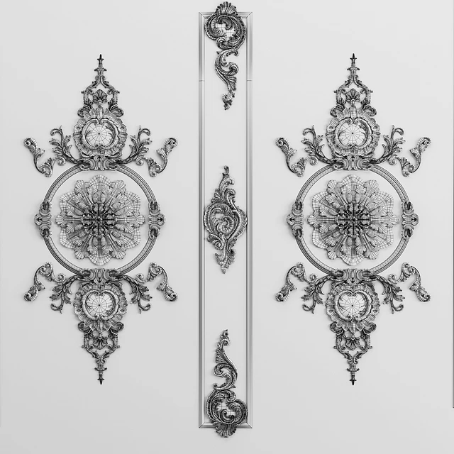 Plaster decorative frame — Descargar