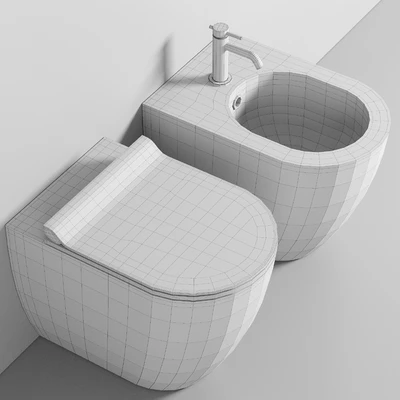 COLOR ELEMENTS 55X36 Toilet By GSI ceramica — Ver 3