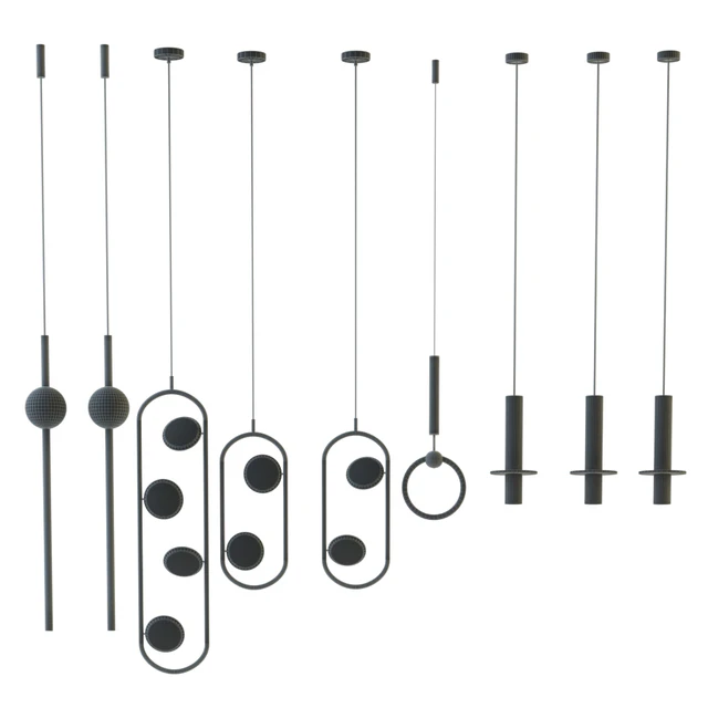 Set from suspendeds chandeliers Lee Broom — Descargar