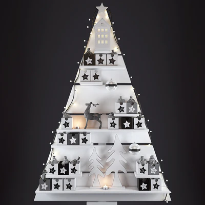 Christmas wall tree — Ver 1